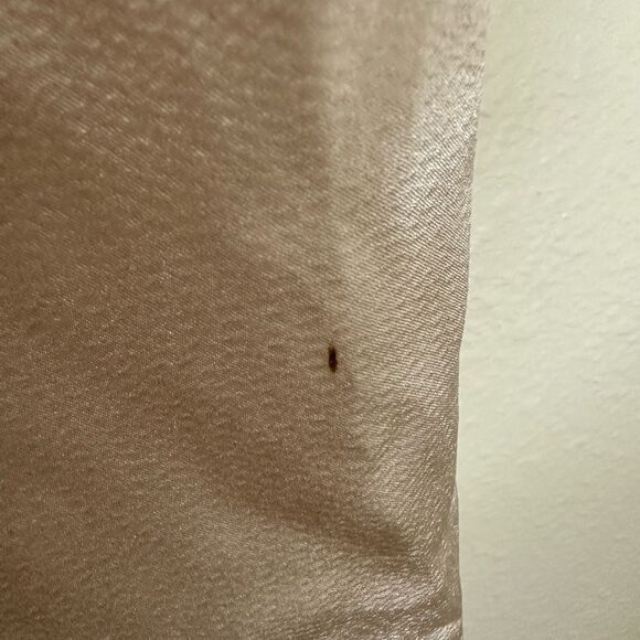 NWT Joie Madora Textured Satin Top Shimmer Blouse Low V Cut Sz Small (flaw) - Picture 6 of 8